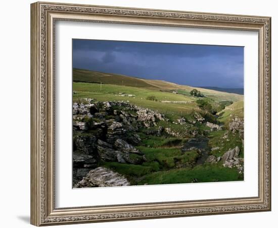 Pen-Y-Ghent, Hesleden Beck, Pennines, Yorkshire, England, United Kingdom-Adam Woolfitt-Framed Photographic Print