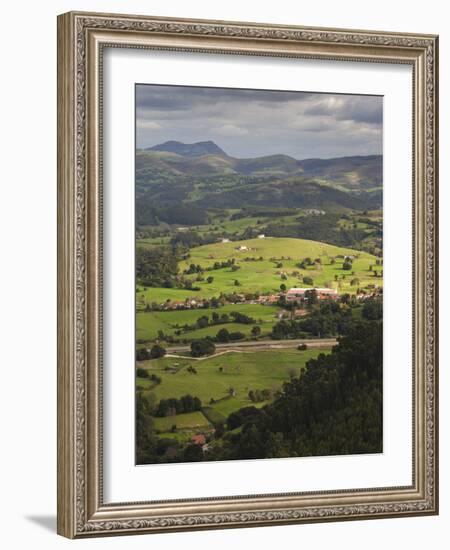 Pena Cabarga Mountain View, Santander, Spain-Walter Bibikow-Framed Photographic Print