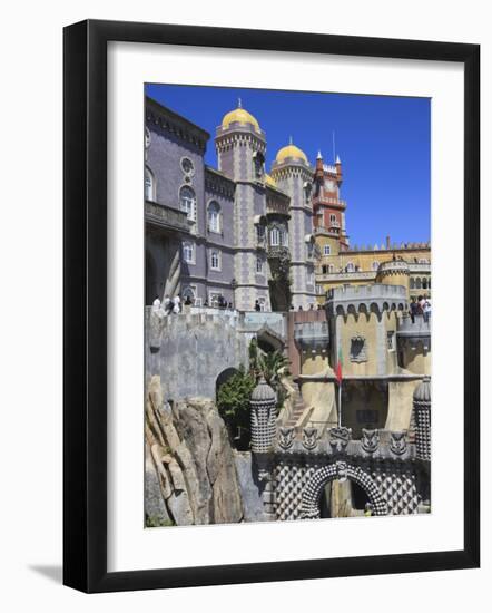 Pena National Palace, Sintra, UNESCO World Heritage Site, Portugal, Europe-Amanda Hall-Framed Photographic Print