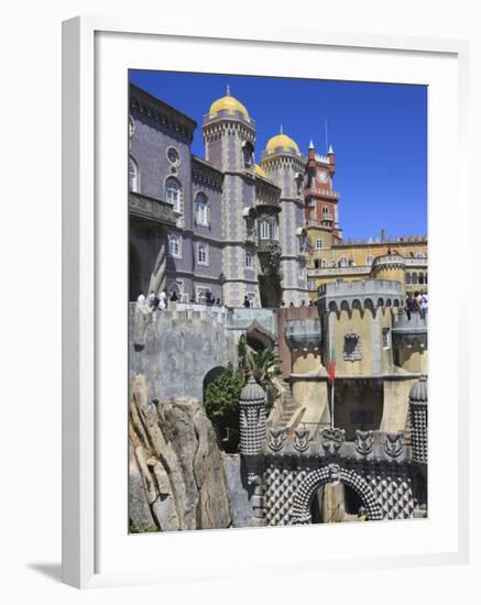 Pena National Palace, Sintra, UNESCO World Heritage Site, Portugal, Europe-Amanda Hall-Framed Photographic Print