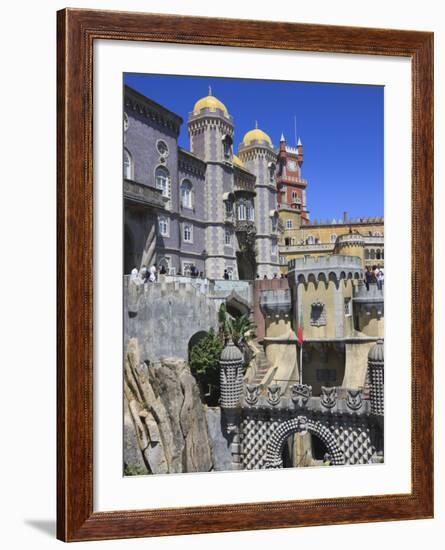 Pena National Palace, Sintra, UNESCO World Heritage Site, Portugal, Europe-Amanda Hall-Framed Photographic Print