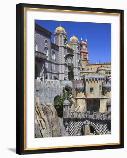 Pena National Palace, Sintra, UNESCO World Heritage Site, Portugal, Europe-Amanda Hall-Framed Photographic Print