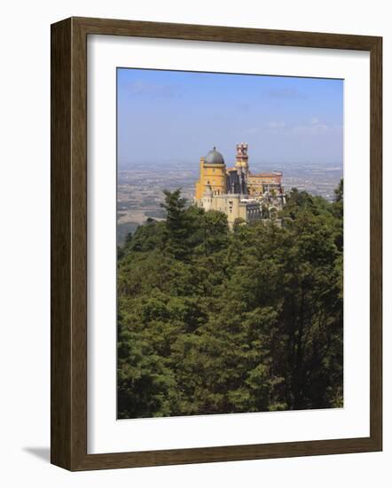 Pena National Palace, UNESCO World Heritage Site, Sintra, Portugal, Europe-Amanda Hall-Framed Photographic Print