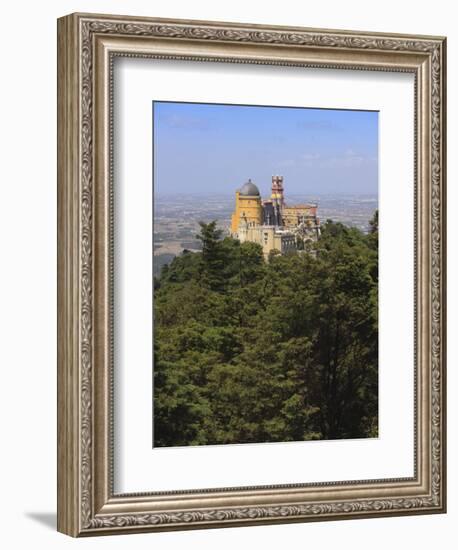 Pena National Palace, UNESCO World Heritage Site, Sintra, Portugal, Europe-Amanda Hall-Framed Photographic Print