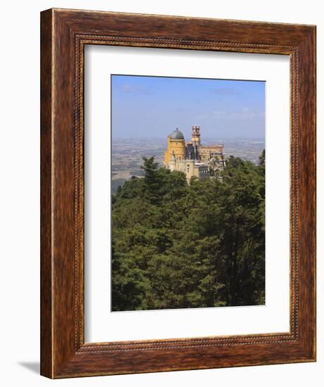 Pena National Palace, UNESCO World Heritage Site, Sintra, Portugal, Europe-Amanda Hall-Framed Photographic Print