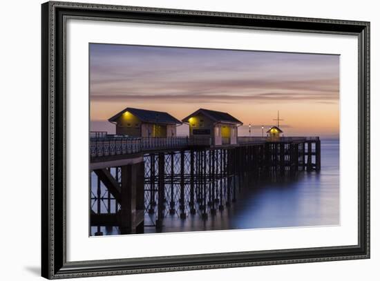 Penarth Pier, Near Cardiff, Vale of Glamorgan, Wales, United Kingdom, Europe-Billy Stock-Framed Photographic Print