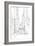 Pencil Cityscape Study IV-Ethan Harper-Framed Art Print