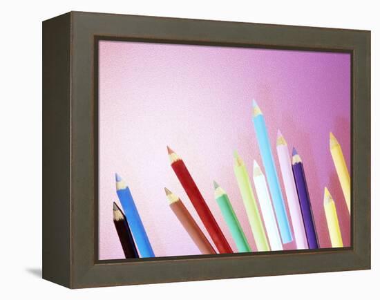 Pencil Crayons-Lawrence Lawry-Framed Premier Image Canvas