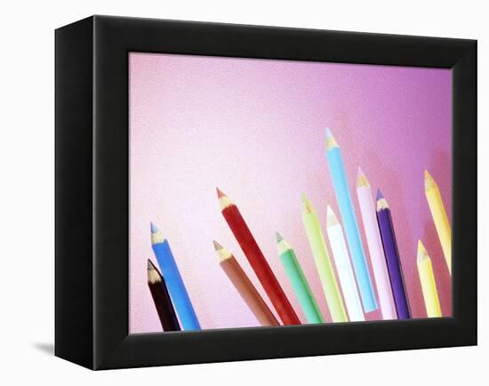 Pencil Crayons-Lawrence Lawry-Framed Premier Image Canvas