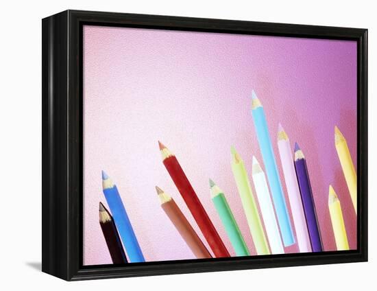 Pencil Crayons-Lawrence Lawry-Framed Premier Image Canvas