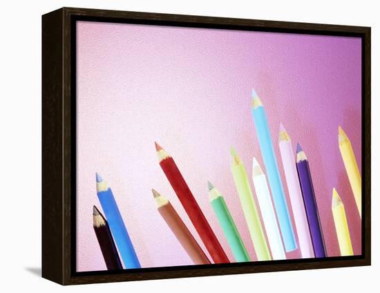 Pencil Crayons-Lawrence Lawry-Framed Premier Image Canvas