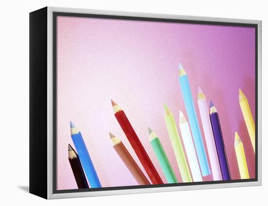 Pencil Crayons-Lawrence Lawry-Framed Premier Image Canvas