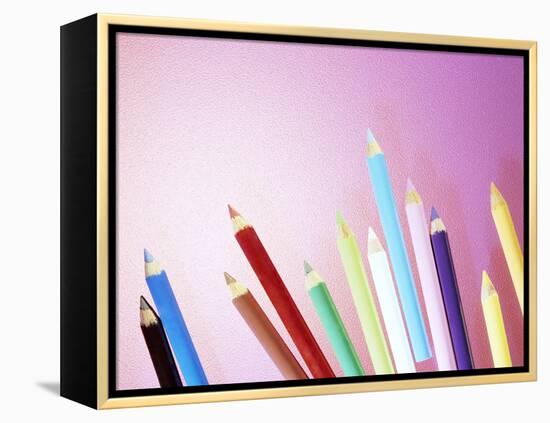 Pencil Crayons-Lawrence Lawry-Framed Premier Image Canvas