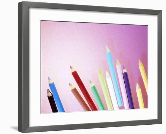 Pencil Crayons-Lawrence Lawry-Framed Photographic Print