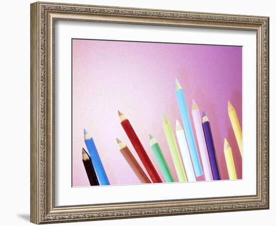 Pencil Crayons-Lawrence Lawry-Framed Photographic Print