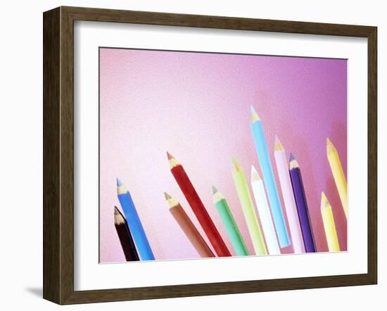 Pencil Crayons-Lawrence Lawry-Framed Photographic Print