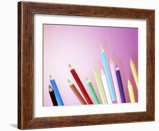 Pencil Crayons-Lawrence Lawry-Framed Photographic Print