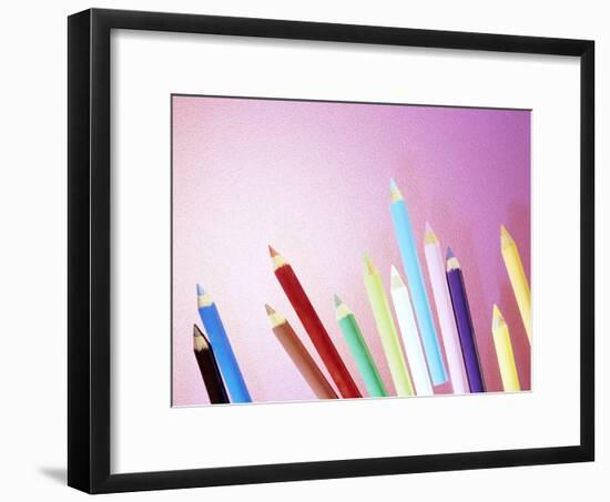 Pencil Crayons-Lawrence Lawry-Framed Photographic Print