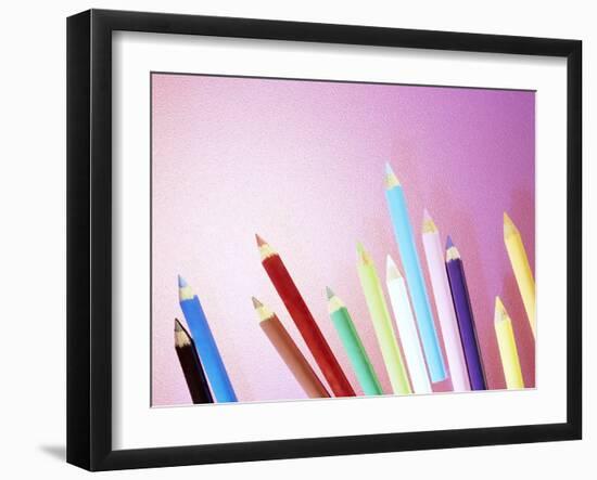 Pencil Crayons-Lawrence Lawry-Framed Photographic Print