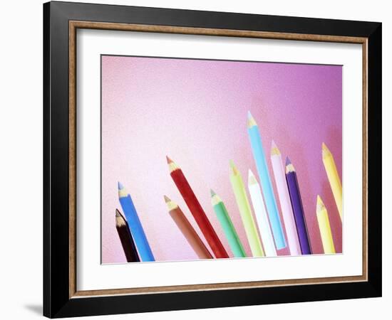 Pencil Crayons-Lawrence Lawry-Framed Photographic Print