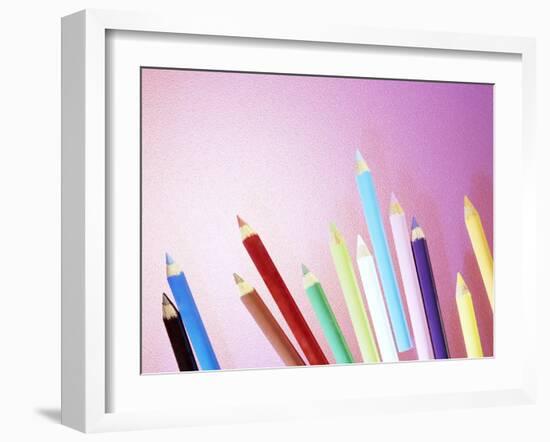 Pencil Crayons-Lawrence Lawry-Framed Photographic Print