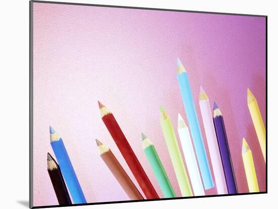 Pencil Crayons-Lawrence Lawry-Mounted Photographic Print