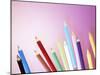 Pencil Crayons-Lawrence Lawry-Mounted Photographic Print