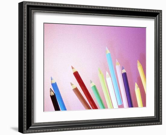 Pencil Crayons-Lawrence Lawry-Framed Photographic Print