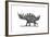 Pencil Drawing of Chungkingosaurus Jiangbeiensis-null-Framed Art Print