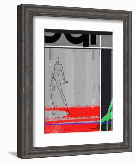 Pencil Fashion-NaxArt-Framed Art Print