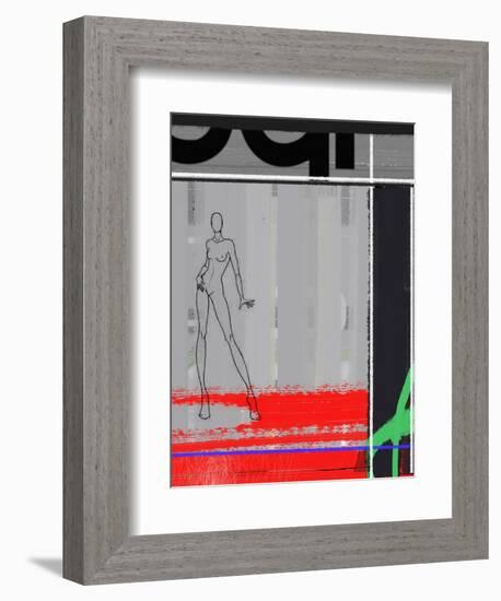 Pencil Fashion-NaxArt-Framed Art Print