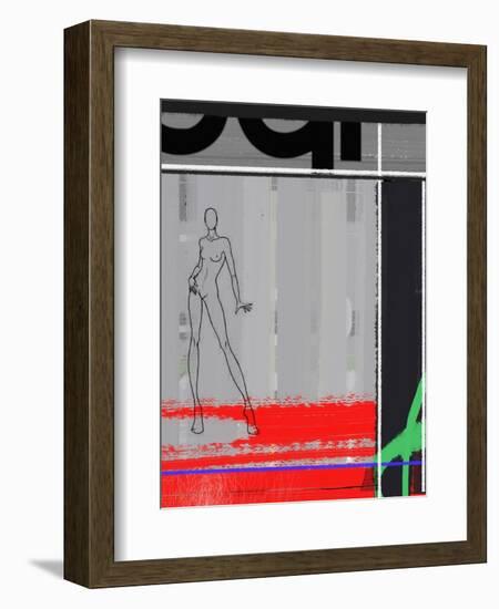 Pencil Fashion-NaxArt-Framed Art Print