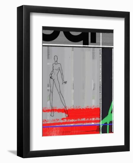 Pencil Fashion-NaxArt-Framed Art Print