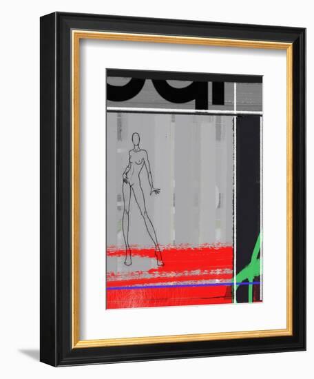 Pencil Fashion-NaxArt-Framed Art Print