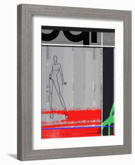 Pencil Fashion-NaxArt-Framed Art Print