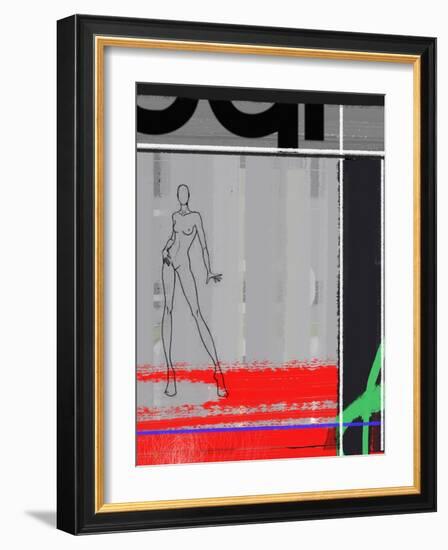 Pencil Fashion-NaxArt-Framed Art Print