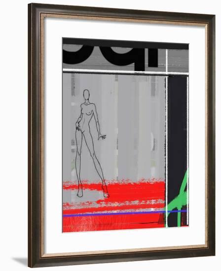 Pencil Fashion-NaxArt-Framed Art Print