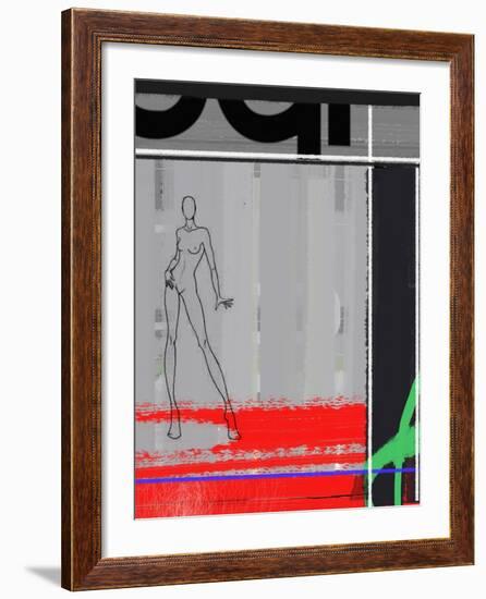 Pencil Fashion-NaxArt-Framed Art Print