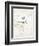 Pencil Floral I Gold-Avery Tillmon-Framed Premium Giclee Print