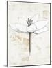 Pencil Floral I Gold-Avery Tillmon-Mounted Art Print