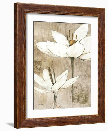 Pencil Floral I-Avery Tillmon-Framed Art Print