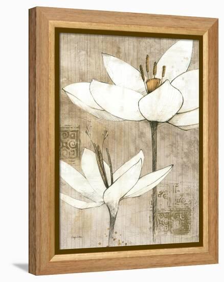 Pencil Floral I-Avery Tillmon-Framed Stretched Canvas