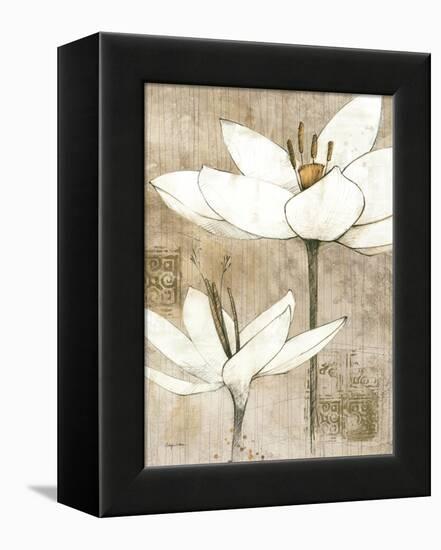 Pencil Floral I-Avery Tillmon-Framed Stretched Canvas