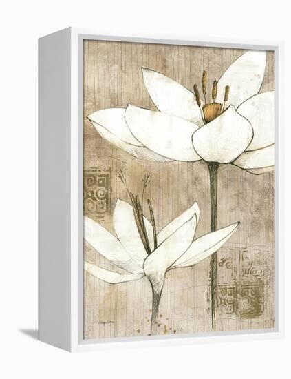 Pencil Floral I-Avery Tillmon-Framed Stretched Canvas