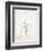 Pencil Floral XII Gold-Avery Tillmon-Framed Art Print