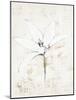 Pencil Floral XII Gold-Avery Tillmon-Mounted Art Print