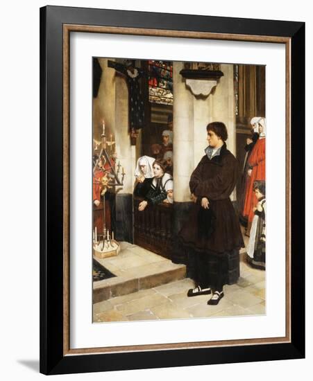 Pendant L'Office-James Tissot-Framed Giclee Print