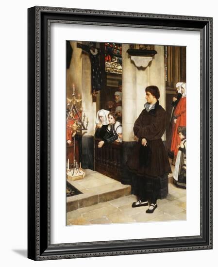 Pendant L'Office-James Tissot-Framed Giclee Print