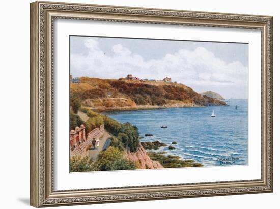 Pendennis Point, Falmouth-Alfred Robert Quinton-Framed Giclee Print