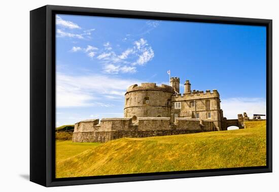 Pendents Castle, Falmouth, Cornwall, England, United Kingdom, Europe-Kav Dadfar-Framed Premier Image Canvas